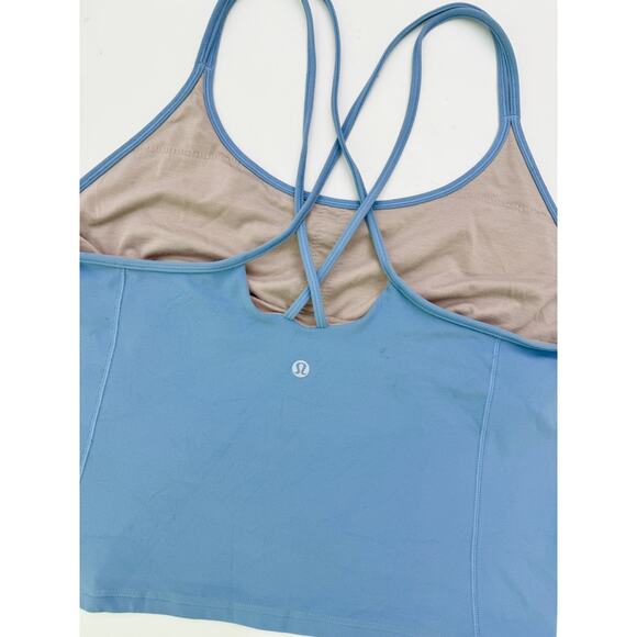 Lululemon blue free to be tank - size 12 - Picture 6 of 6